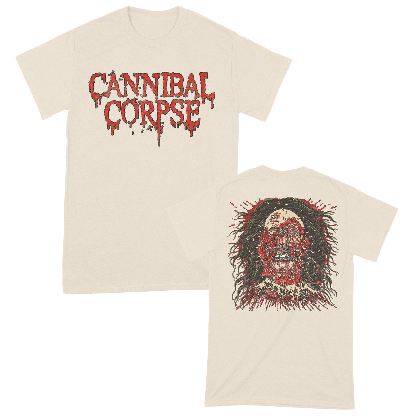 Cannibal Corpse (Logo Face Rot) T-Shirt